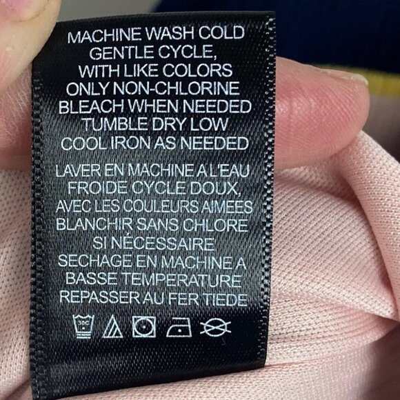 NEW Nordstrom AFRM Striped Bodysuit Double V Mooni Light‎ Pastel Pink Blue NWOT - Picture 9 of 16